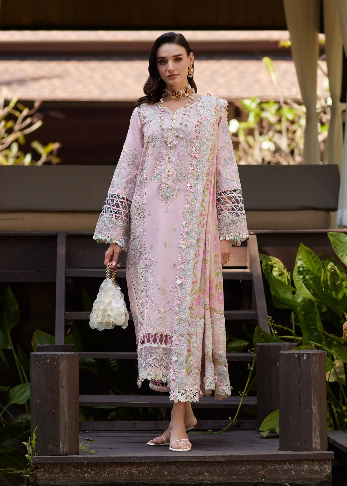 kanwal malik pink dress Kanwal Malik