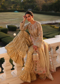 Safana full ensemble back view - Kanwal Malik Pakistani designer wear