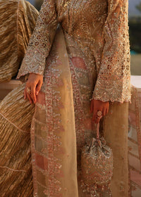 Safana embroidered shirt close-up - Kanwal Malik Mirha Eid Luxury Pret