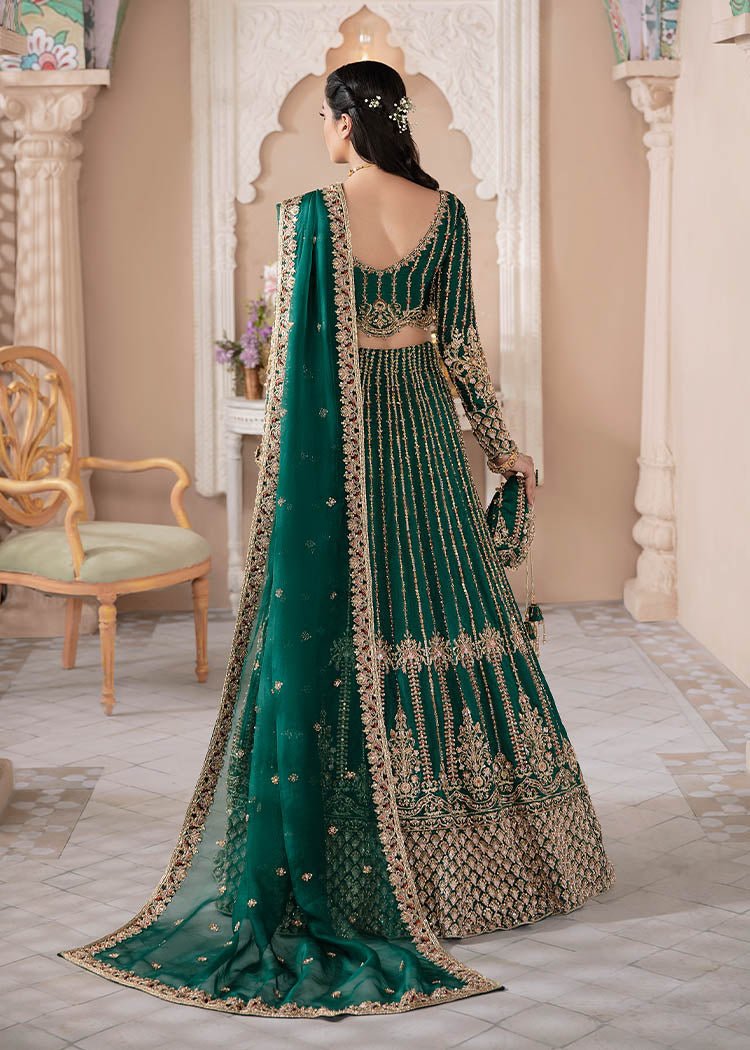 kanwal malik green dress Pakistani Luxury Formal Dresses