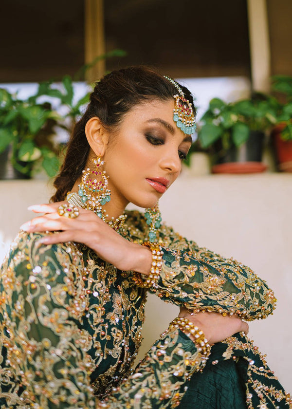 kanwal malik green dress Sukhan Kanwal Malik