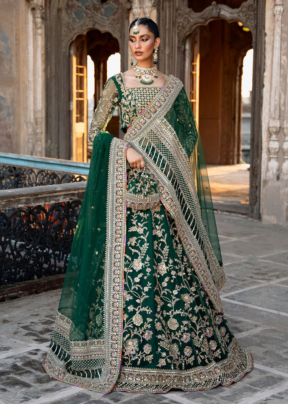 kanwal malik green dress Kanwal Malik | Sajni Wedding Festive main image 0