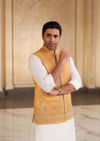Abeer white back view - Kanwal Malik menswear