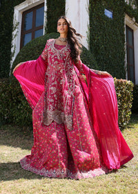 Alanna shocking pink complete look - Kanwal Malik luxury pret