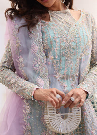 Arshia powder blue complete look - Kanwal Malik