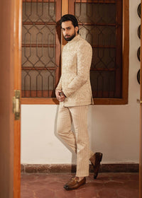 Ashar golden side view - Kanwal Malik menswear