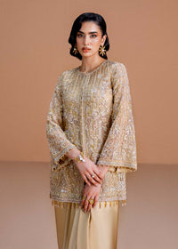 Aurelia honey nude bustier detail - Kanwal Malik luxury pret