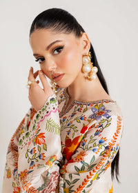 Celia off white kaftan back view - Kanwal Malik