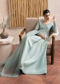 Daisy powder blue full ensemble view - Kanwal Malik luxury pret