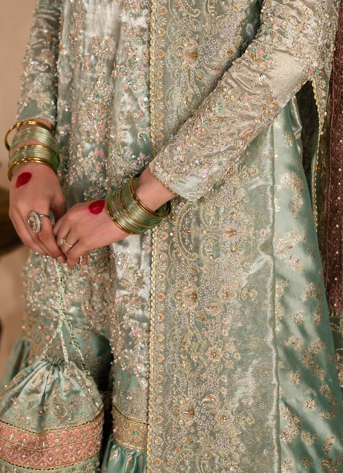 Gulrukh powder blue festive styled look - Kanwal Malik Shehnai Luxury Pret'26