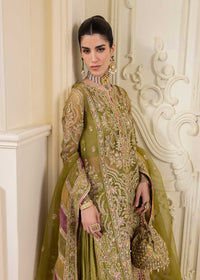 Halena olive green complete look - Kanwal Malik