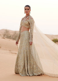 Haya nude bridal complete look - Kanwal Malik bridal couture