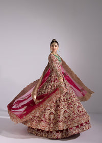 Hera red bridal styled look - Kanwal Malik bridal couture