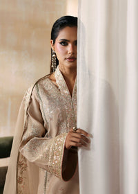 Hooria beige styled look - Kanwal Malik luxury pret