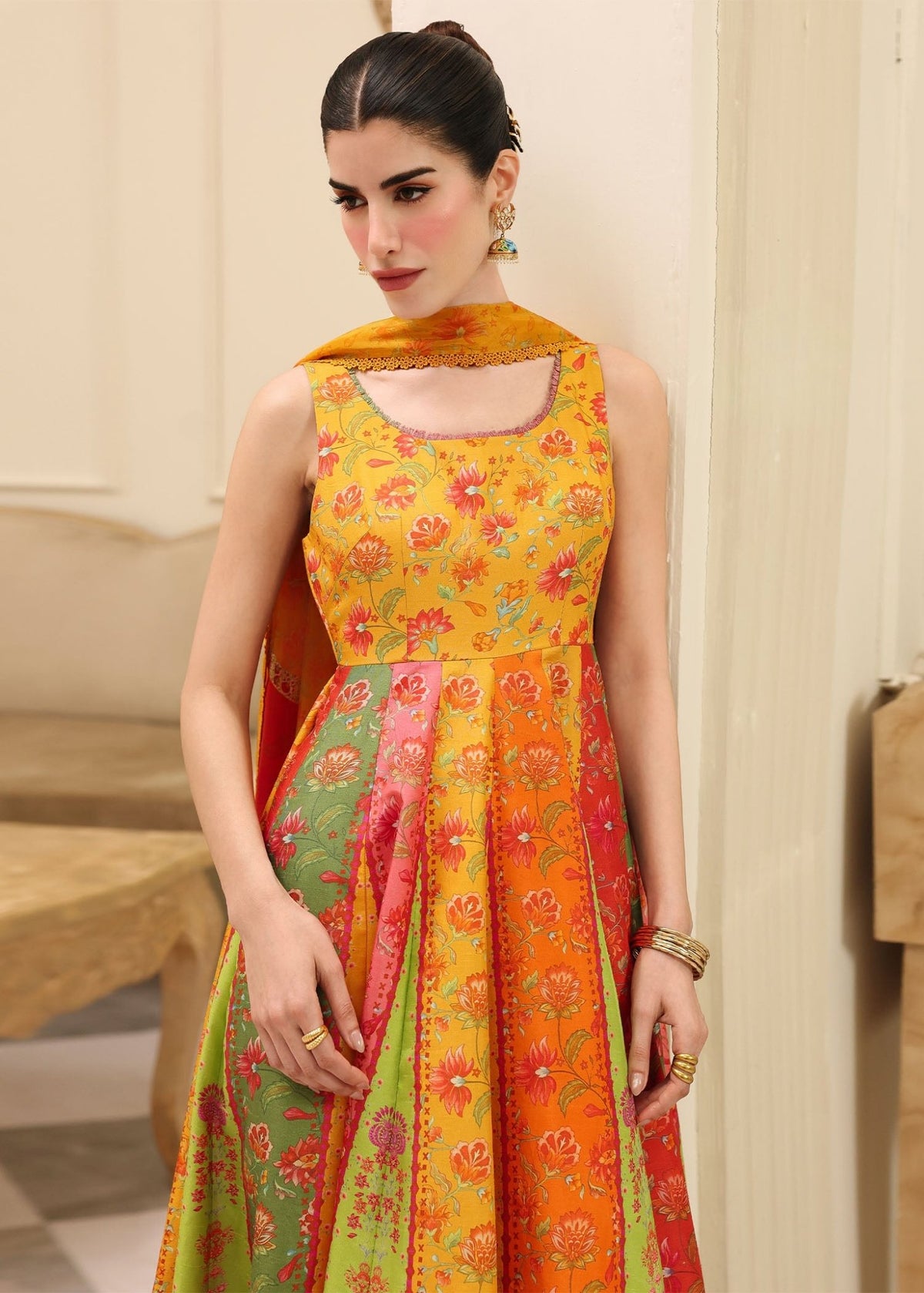 Inaya multi-color complete look - Kanwal Malik
