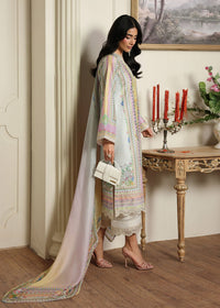 Kairo pastel blue complete look - Kanwal Malik luxe silk