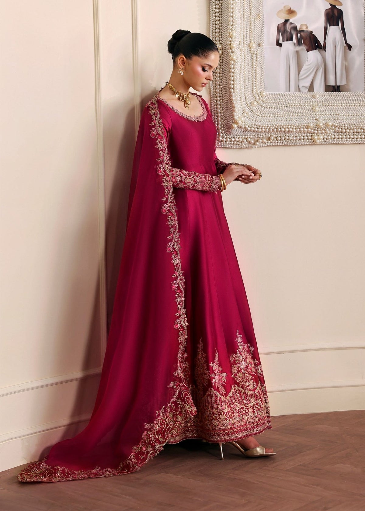 Kamira red back view - Kanwal Malik