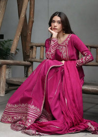 Laiya fusia final look - Kanwal Malik luxury pret