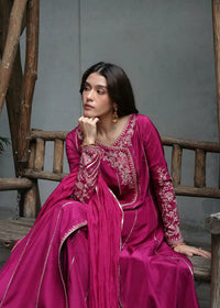Laiya fusia full ensemble view - Kanwal Malik luxury pret