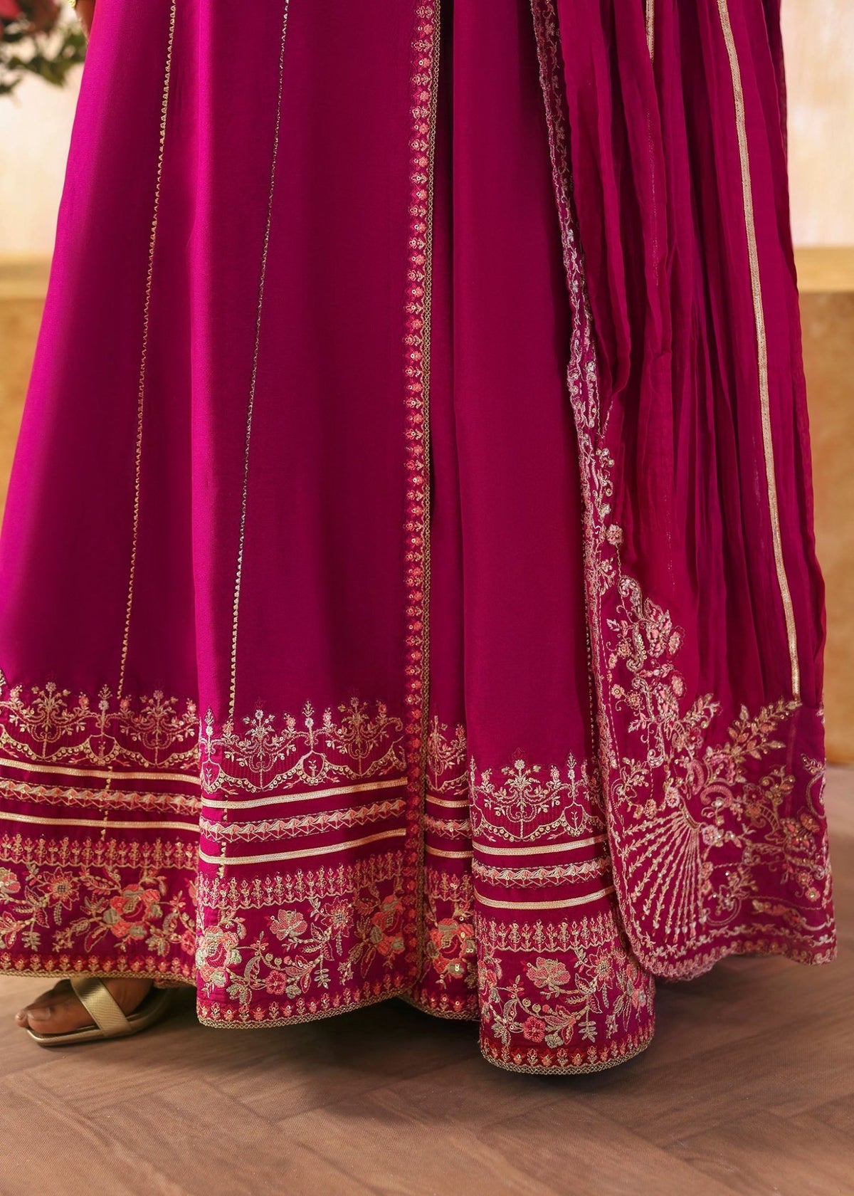 Laiya fusia styled look - Kanwal Malik luxury pret
