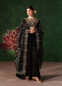 Layla black churidar detail - Kanwal Malik luxury pret