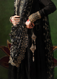 Layla black peshwas complete look - Kanwal Malik Pakistani luxury wear