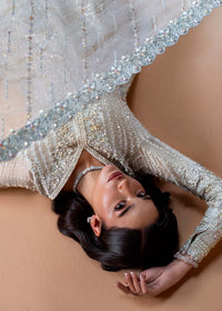 Mahira moonlit silver styled look - Kanwal Malik luxury pret