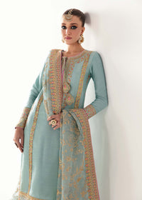 Manjeh ferozi jaal dupatta detail - Kanwal Malik
