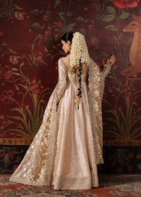 Marjan nude printed panel detail - Kanwal Malik luxury pret