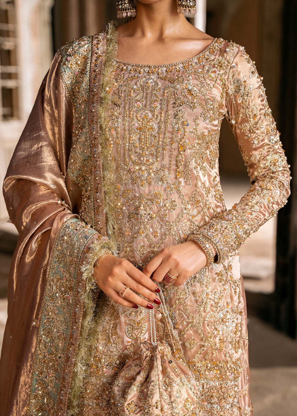 Meeram pink festive styled look - Kanwal Malik