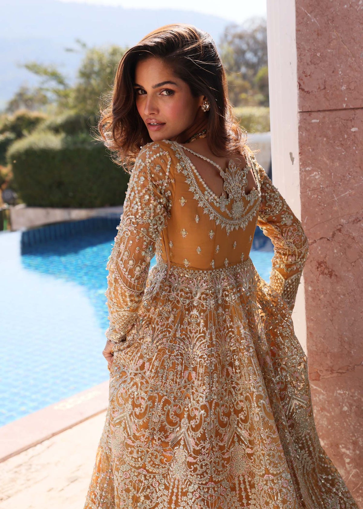 Merna rust full ensemble view - Kanwal Malik