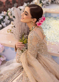 Mirani nude bridal back view - Kanwal Malik bridal couture
