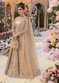 Mirani nude bridal side view - Kanwal Malik bridal couture
