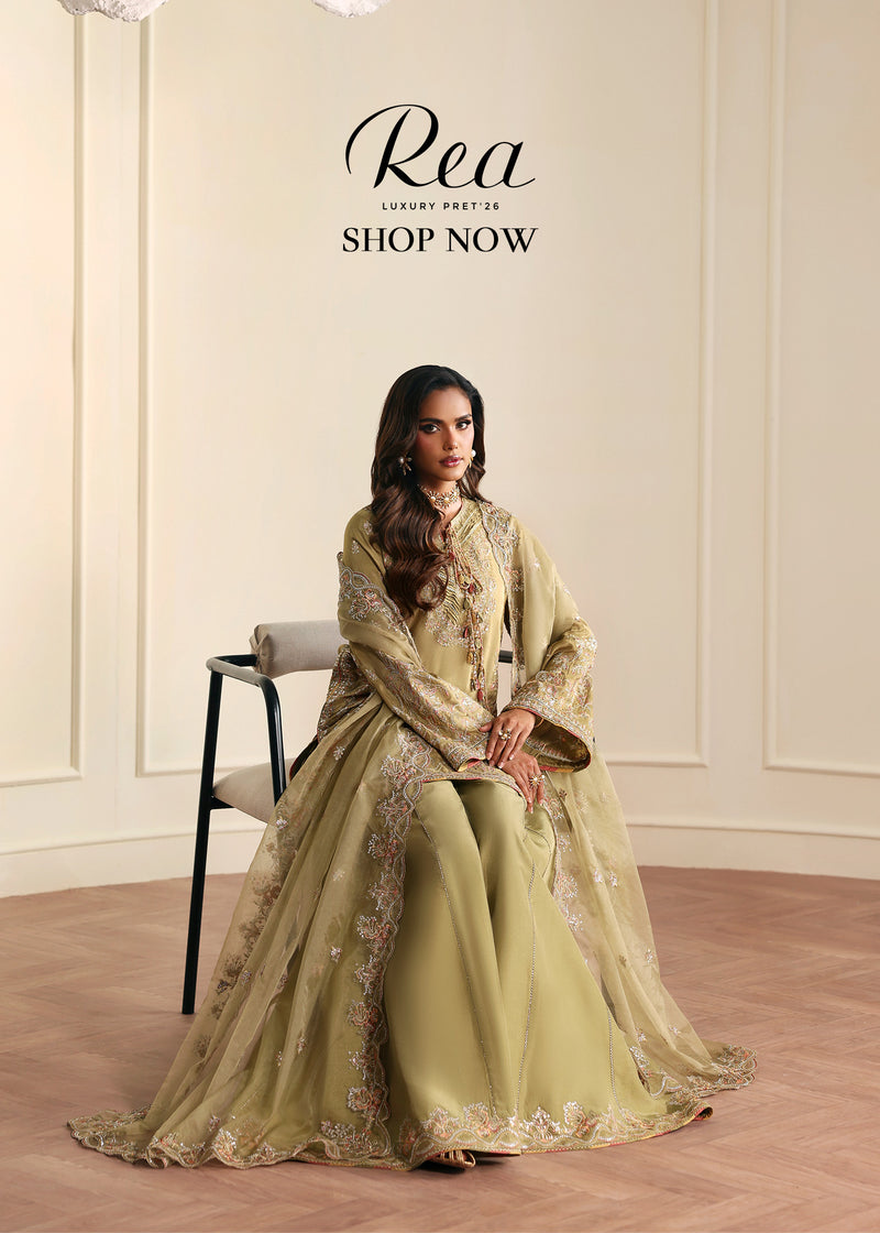 kanwal malik green dress Shabnami Kanwal Malik