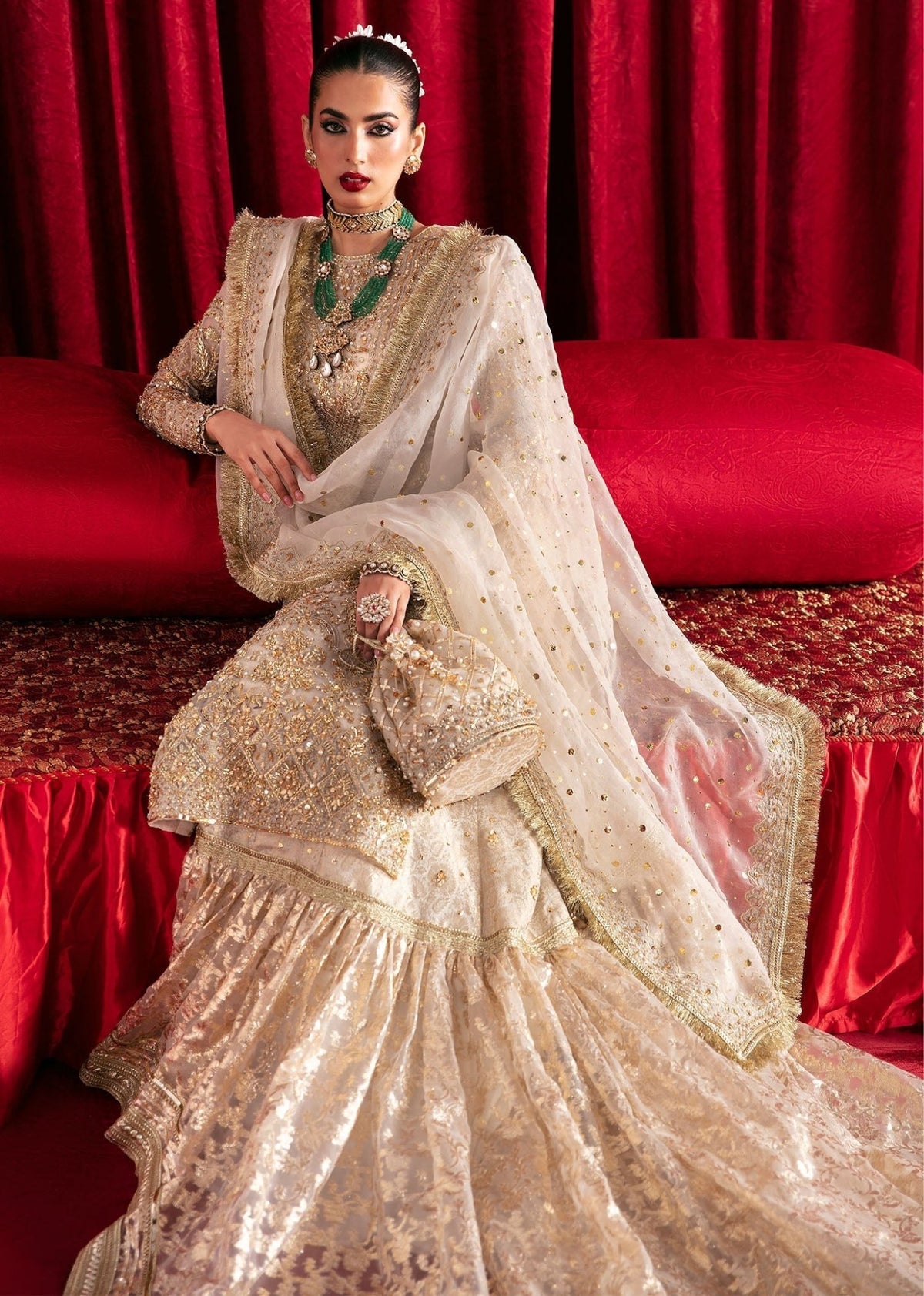 Muskaan off-white styled look - Kanwal Malik