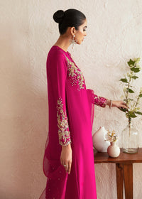 Myra shocking pink styled look - Kanwal Malik luxury pret