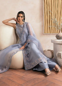 Natalia grey styled look - Kanwal Malik luxury pret