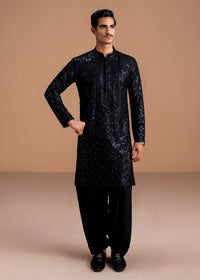 Nayal ink black back view - Kanwal Malik