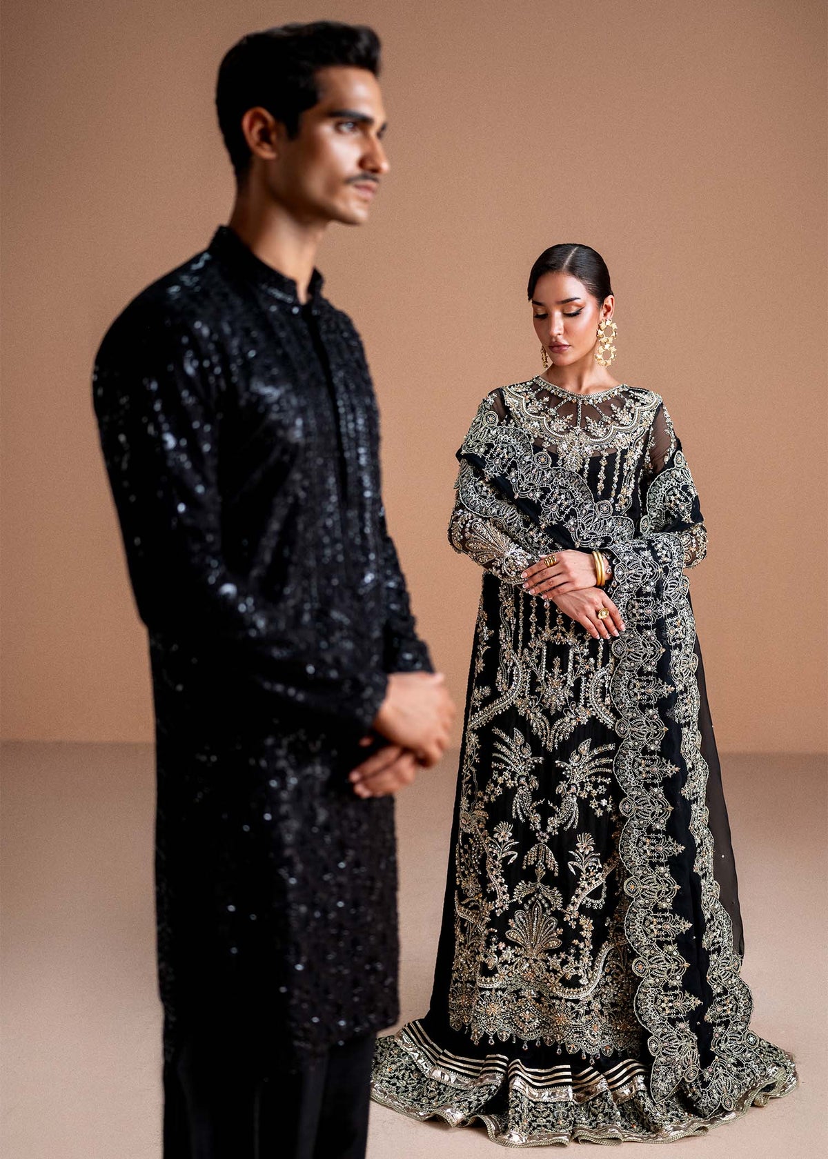Nayal ink black side view - Kanwal Malik