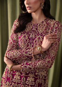 Nina plum complete look - Kanwal Malik luxury pret