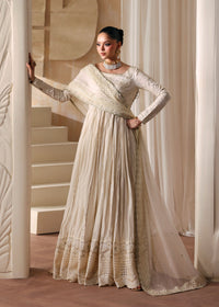 Nira ivory side view - Kanwal Malik luxury pret