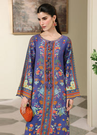 Noire dark blue print detail - Kanwal Malik