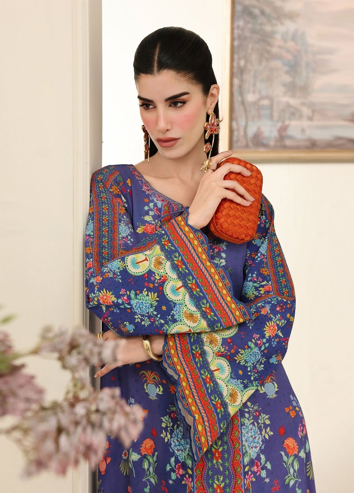 Noire dark blue styled look - Kanwal Malik