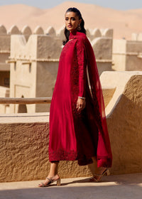 Nour red styled look - Kanwal Malik