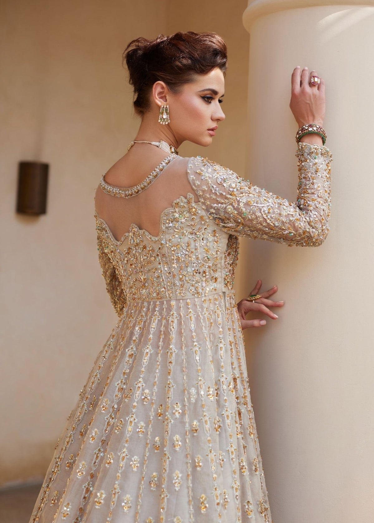 Novalle ivory bridal complete look - Kanwal Malik bridal couture