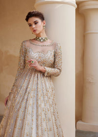 Novalle ivory bridal side view - Kanwal Malik bridal couture
