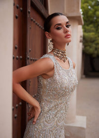 Odissa nude bridal back view - Kanwal Malik bridal couture