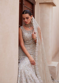 Odissa nude bridal side view - Kanwal Malik bridal couture