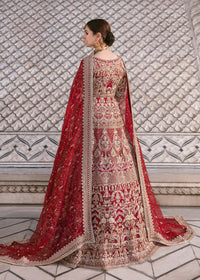 Raania red bridal styled look - Kanwal Malik bridal couture