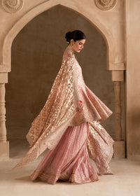 Ramisa tea pink dupatta border embroidery - Kanwal Malik luxury pret